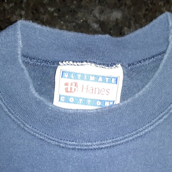 NRA Life Member Sweatshirt *Dark Blue * Eagle * Long Sleeve * Roomy Sz L (or XL) - Picture 3 of 10